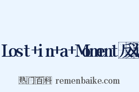 Lost+in+a+Moment反义词是什么意思的图片